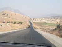 On the road: Lowland areas in Sulaymaniyah Governorate in the Kurdistan Region of Iraq