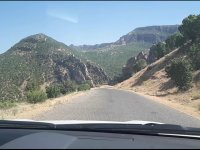 On the road: Mountainous areas selected for data collection in Sulaymaniyah Governorate in The Kurdistan Region of Iraq