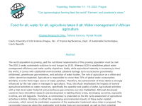 Food for all, water for all, agriculture takes it all: Water management in African agriculture, authored by Charles Amarachi Ogbu, Tatiana Ivanova and Hynek Roubík