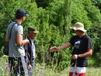 Conducting interviews with local farmers (Photo credit Azamat Azaorv)