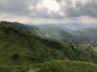 A landscape of the coastal mountains in the study area