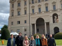 FTA representatives (from left: Jan Staš, Vladimír Verner, Miroslava Bavorová, Petra Chaloupková, Jana Mandíková, Tatiana Ivanova, Lukáš Tůma - FTZ alumni)