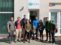 ICARD students during the field trip to headquarter of Czech Development NGO ADRA