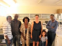 Academic staff of the College of Agriculture in the laboratory of Molecular genetics