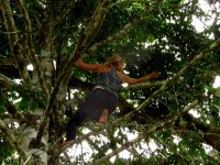 Anna Maňourová during her fieldwork in Cameroon