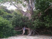 Tomáš Čermák during his fieldwork in Kilifi, Kenya