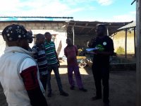 Ireti Emmanuel Adesida interacting with adopters and non-adopters of e-wallet in Moba Local Government Area of Ekiti state, Nigeria on e-wallet adoption in Nigeria.