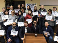Participants of the Study tours with their certificates.