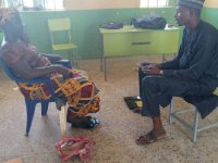 Interviewing the headteachers in selected schools in northeastern Nigeria