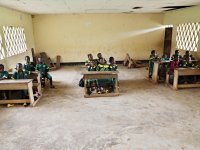 Typická třída v Kamerunu