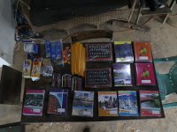 Stationery and teaching materials for the Ebogo pupils